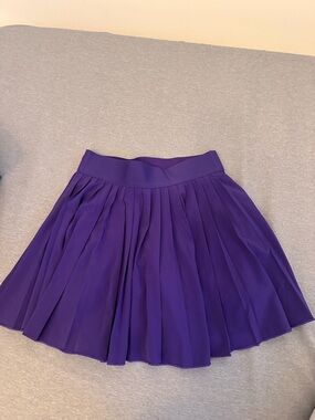 TNA Purple Pleated Skater Skirt